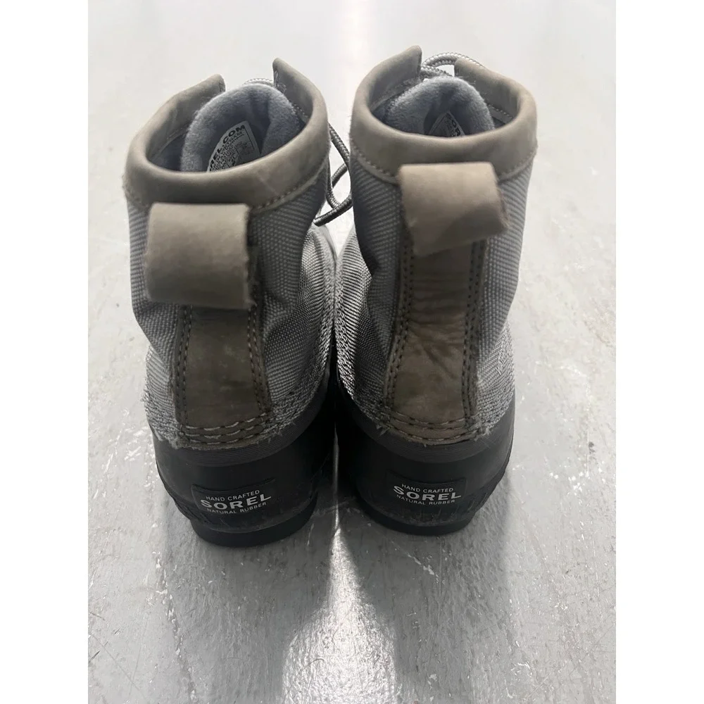 SOREL Cheyanne II Black/Gray Winter Waterproof Snow DUCK BOOTS NM2340-464 Mens 8